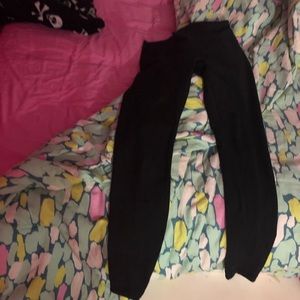 lululemon wunder under full length black size 8